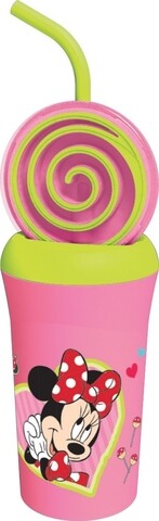 Recipient apa Minnie, Disney, 300 ml, plastic, roz