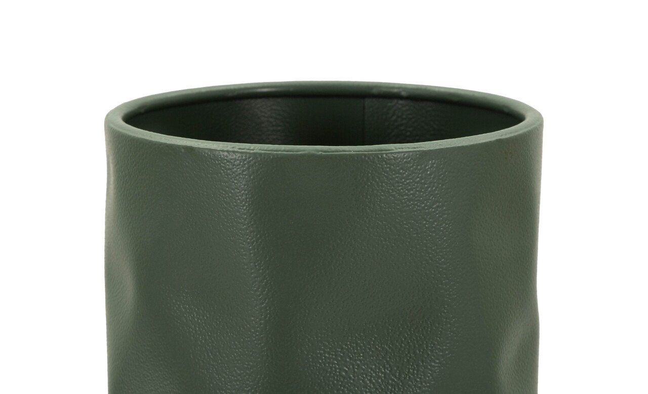 Vaza decorativa, Mauro Ferretti, Norimberga, 12x30 cm, fier, verde deschis - view 3