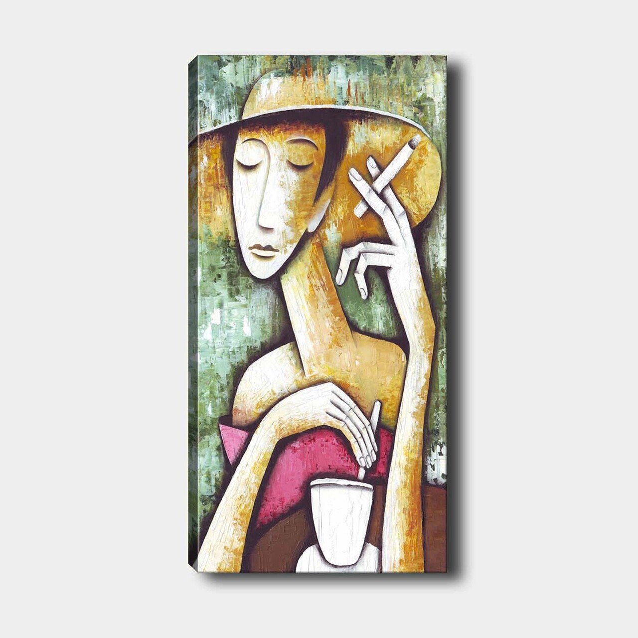 Tablou decorativ, DKY21398524_50120, Cadru: 100% LEMN (grosime: 3 cm), Multicolor - view 2