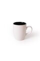 Set cani, Hermia, 275KRM2625, Dimensiune: 9 cm / 300 ml (6 bucăți), Alb mat / Negru