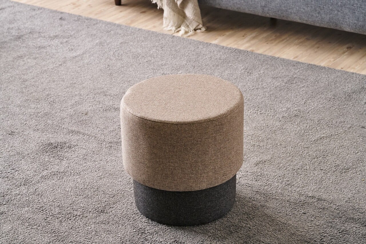 Taburet, Atelier del Sofa, 825BLC5176, Lemn, Maro - view 2