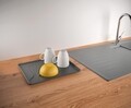 Scurgator de vase cu tava si suport tacamuri, Metaltex, Aquatex Plus Lava, 35 x 30 x 12 cm, metal/plastic