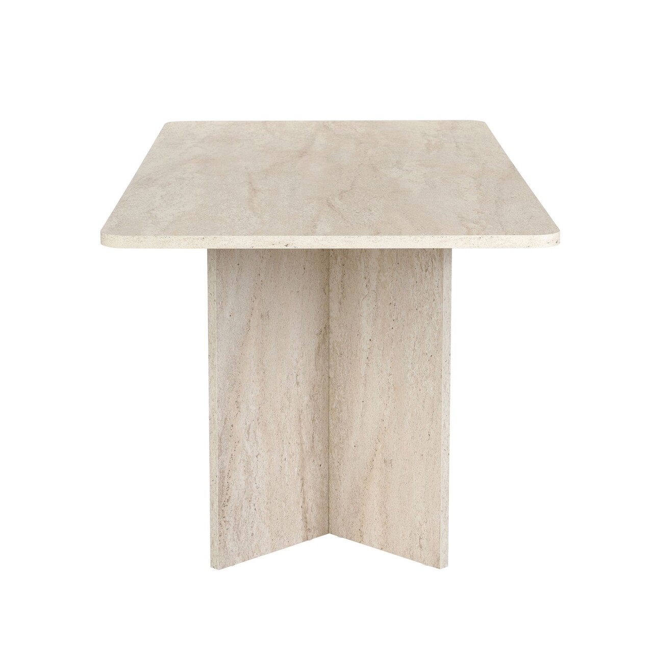 Masa, Nordure, Linza, 180x75x90 cm, Travertin - imagine 6