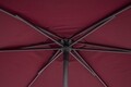 Umbrela pentru gradina / terasa Samba, Bizzotto, Ø 270 cm, stalp Ø 38 mm, otel/poliester, bordo