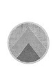 Covor, CLR-SLN-7247-HALI-373, 60x60 cm, Poliester, Antracit