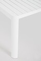 Masa extensibila pentru gradina/terasa Kiplin, Bizzotto, 149 x 97/149 x 77.5 cm, aluminiu, alb