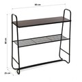 Consola Emmitt, Versa, 80 x 25 x 80 cm, MDF/metal