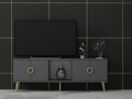 Comoda TV, Odessa, Cey, 120x30x45 cm, PAL, Antracit