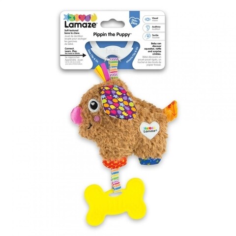 Jucarie lamaze catelusul pippin, multicolor