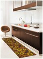 Covor pentru bucatarie Girasoli, Decorino, 67x150 cm, poliester, multicolor