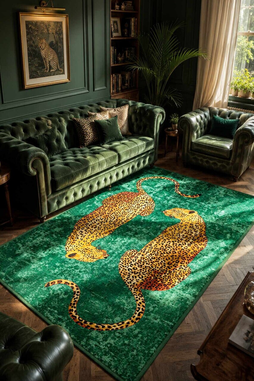 Covor, Mesiogreen, 140x190 cm, Multicolor — imaginea 2