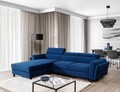 Coltar extensibil stanga 4 locuri ELTAP, Mari-71, Mariall, 288x200x92 cm, lemn/poliester, albastru