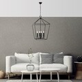 Lustra, Till - 13251, Fulgor, 50 x 71 x 123 cm, 4 x E14, 40W, negru