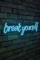 Decoratiune luminoasa LED, Treat Yourself, Benzi flexibile de neon, DC 12 V, Albastru