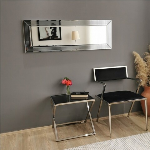 Oglinda decorativa A302Y, Neostill, 40 x 120 cm, argintiu mezoni.ro
