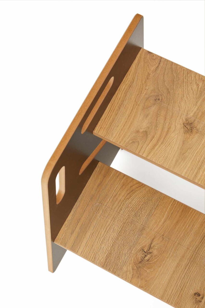 Scaun pentru copii, Hanah Home, Step Stool, 34x39x39 cm, Negru / Natural - view 7