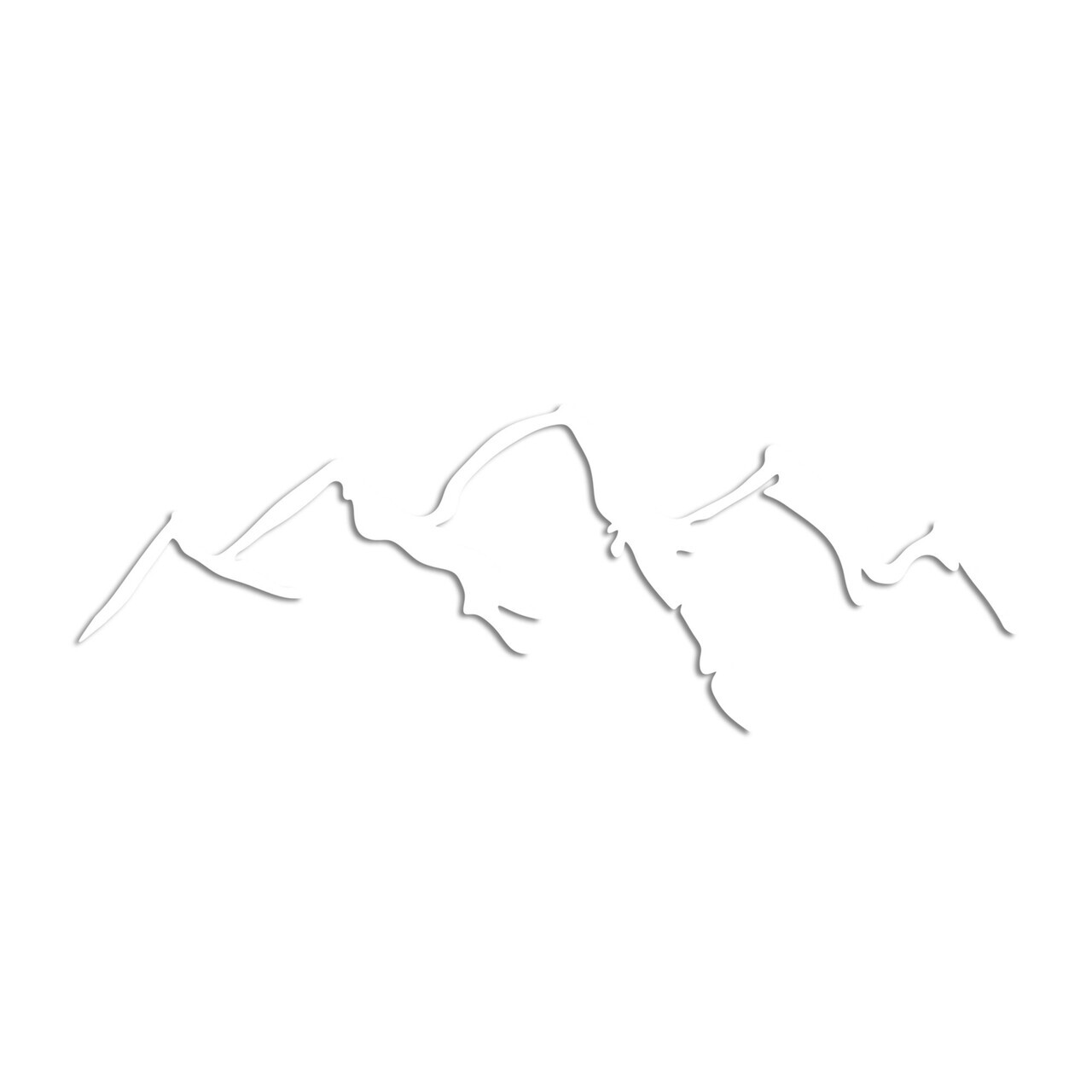 Decoratiune de perete, Mountain, Dimensiuni: 66 x 23 cm, Alb/Negru — imaginea 5