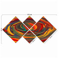 Set 4 tablouri decorative, 4MDF10566658, MDF, Imprimat UV, Multicolor