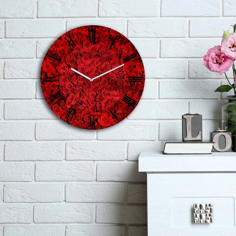 Ceas de perete, 3030ms-093, mdf, ø30 cm, multicolor