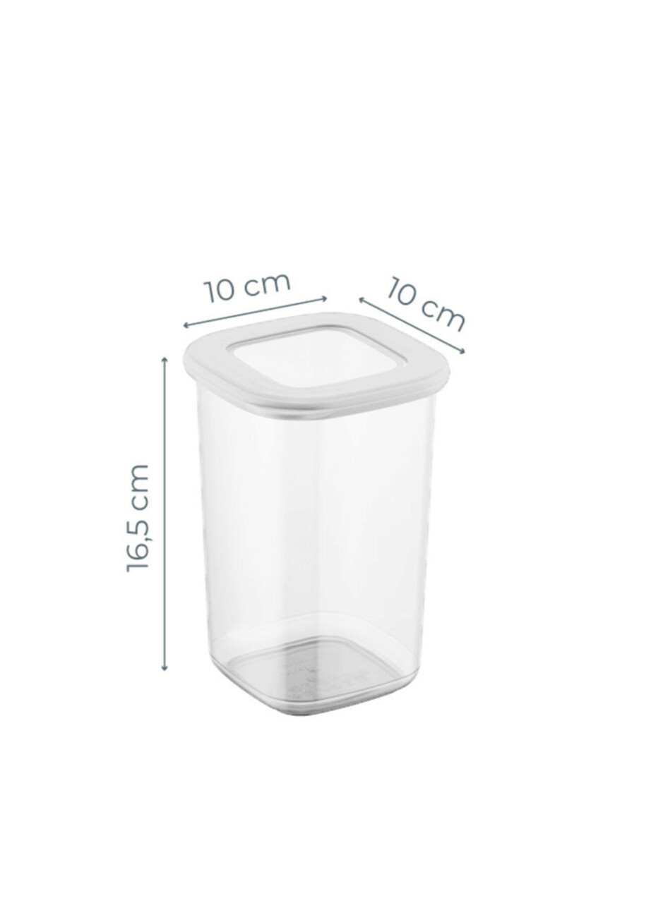 Set recipiente depozitare, Fremont, 964FRM1175, Plastic, Alb