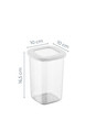 Set recipiente depozitare, Fremont, 964FRM1175, Plastic, Alb