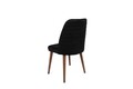 Set de scaune, Nmobb, Tutku-351 V2, Lemn, Nuc negru