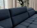 Coltar extensibil dreapta 4 locuri ELTAP, RT-40RAQ, Berrto, 306x165x100 cm, lemn/poliester, albastru inchis