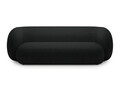 Canapea modulara 3 locuri, Kate, Micadoni, 213x99x76 cm, tesatura boucle, negru