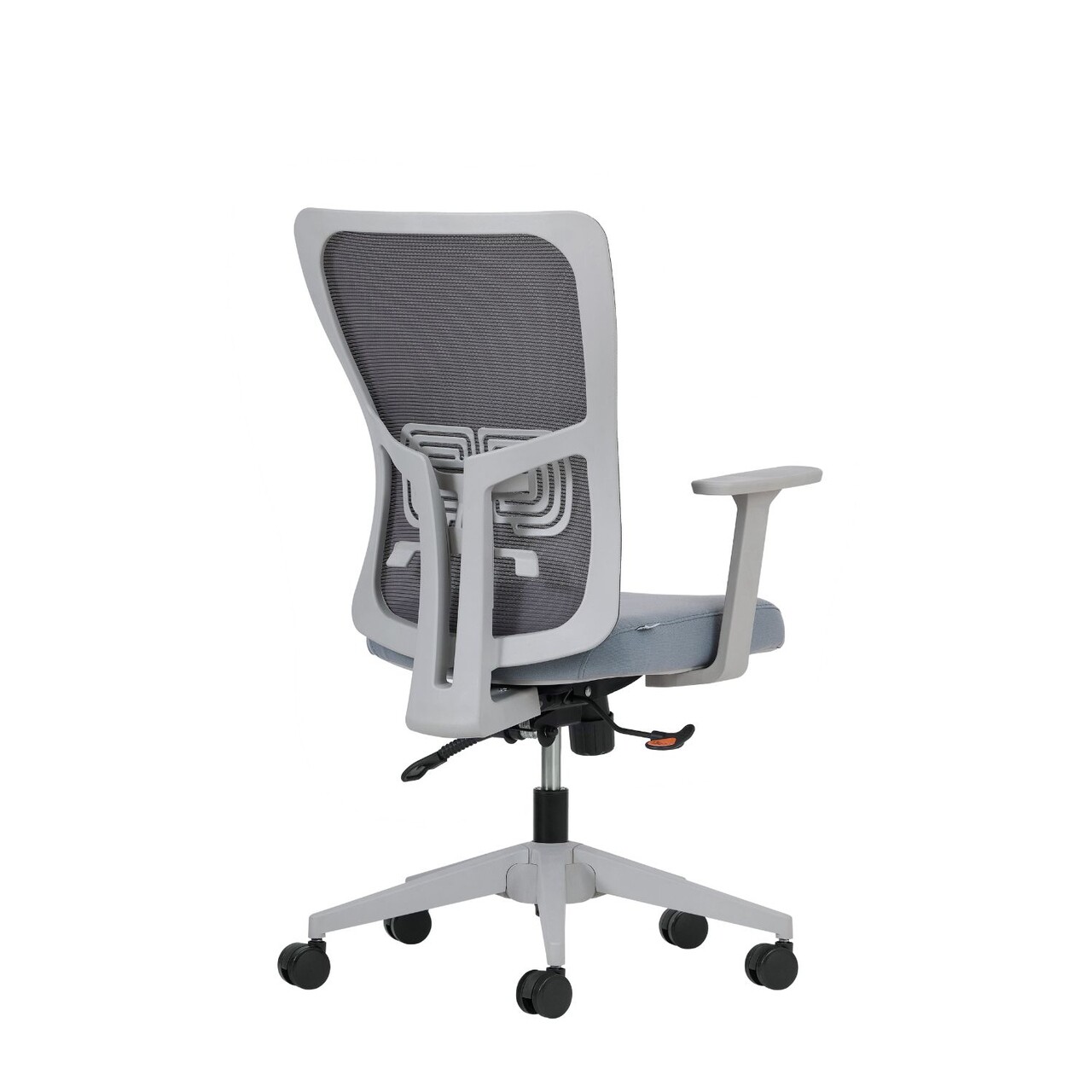Set scaune de birou (2 piese), Hanah Home, Lumbar 108, Plastic, Gri - view 5