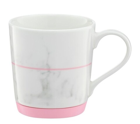 Cana marble, ambition, 320 ml, portelan, roz