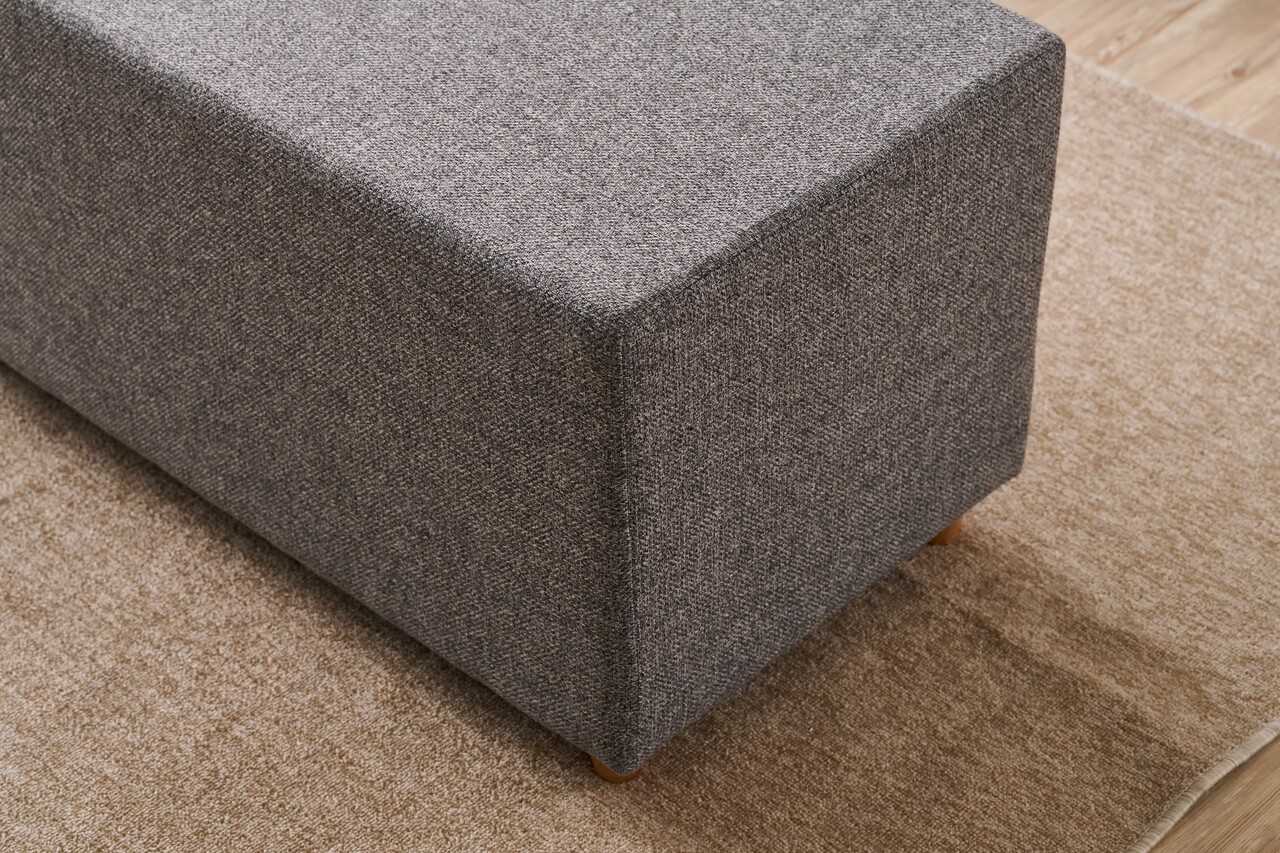 Taburet, Atelier del Sofa, 825BLC5181, Lemn, Antracit - view 3
