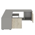 Comoda TV, Inarch, Rosa, Gri / Travertin