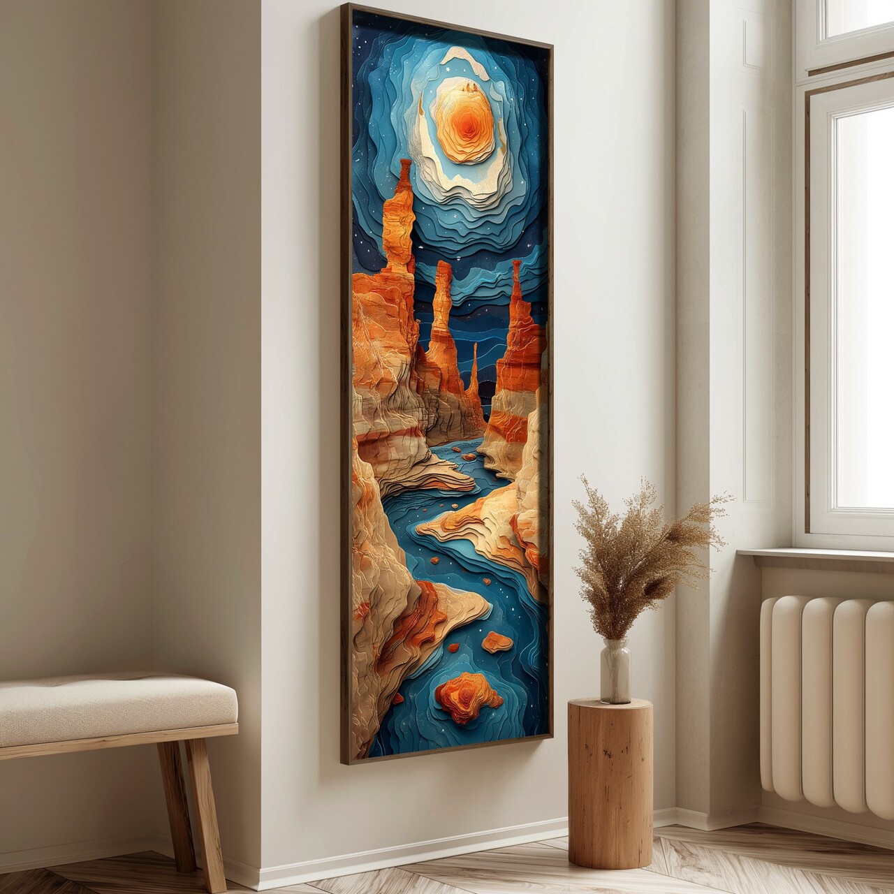 Tablou decorativ, LONG012-S/120-40, Imprimat UV, Multicolor - view 5