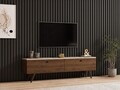 Comoda TV, Hanah Home, Paris 140, 140x40x25 cm, Nuc / Travertin
