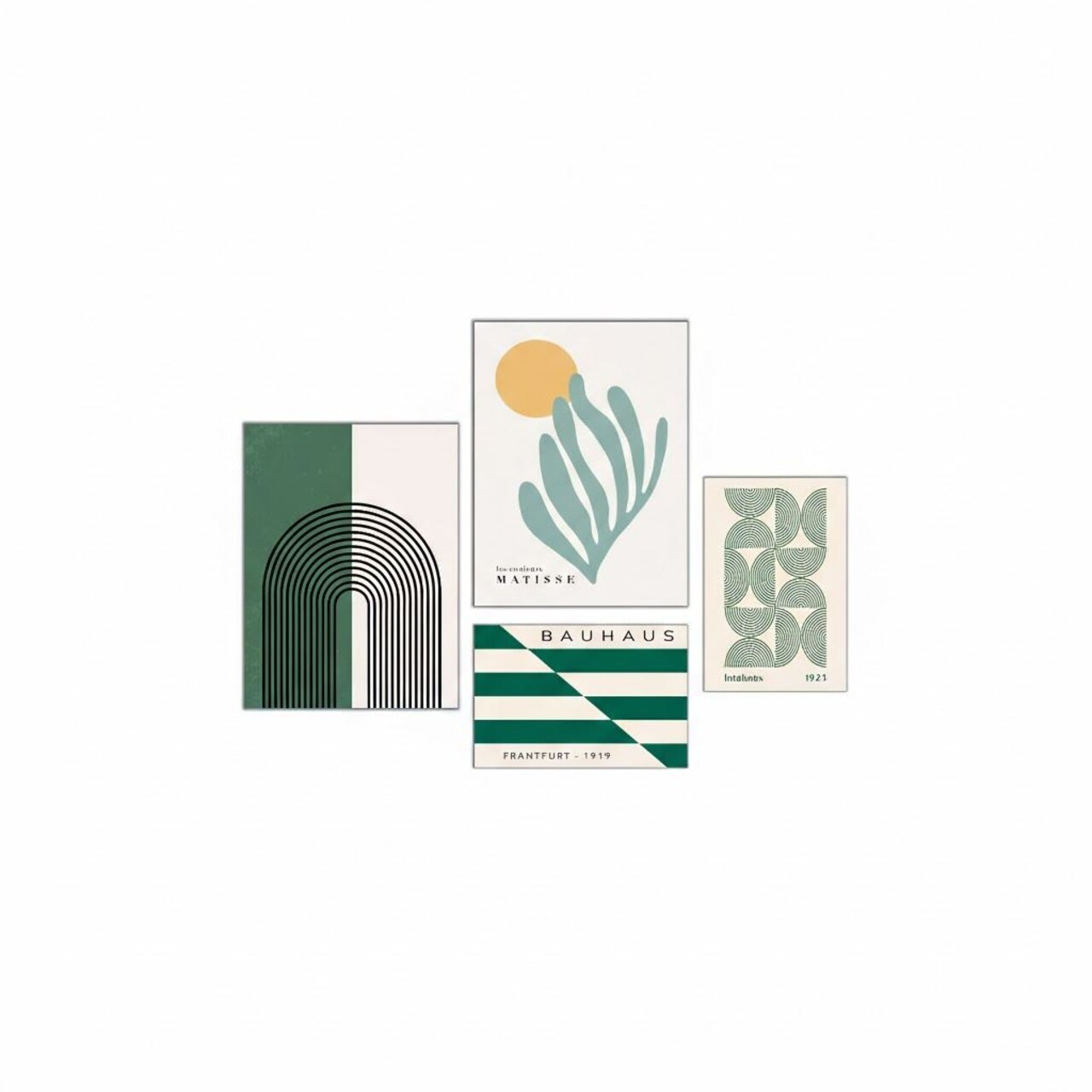 Set 4 tablouri decorative, Mdf, Imprimare digitala, Multicolor - view 2