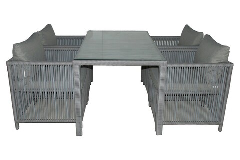 Set mobilier de gradina, Jumilla, Mana 2, Gri deschis Jumilla
