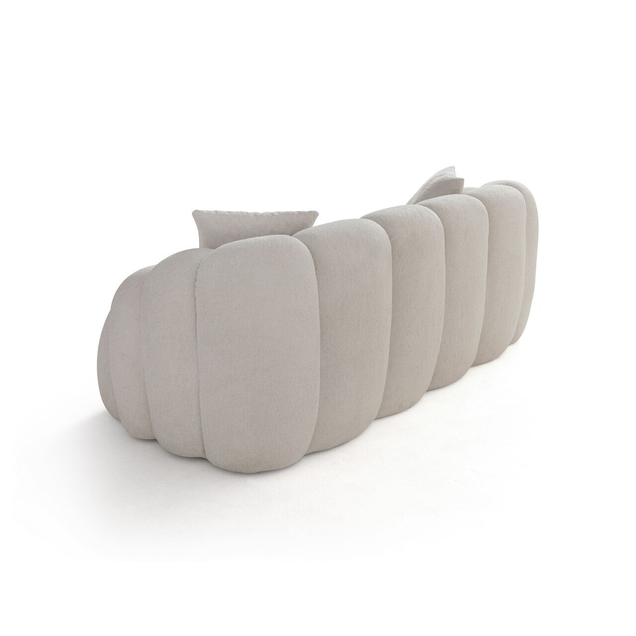 Canapea 2 locuri, Atelier del Sofa, 752EST2501, Lemn de carpen/PAL melaminat, Alb - view 6