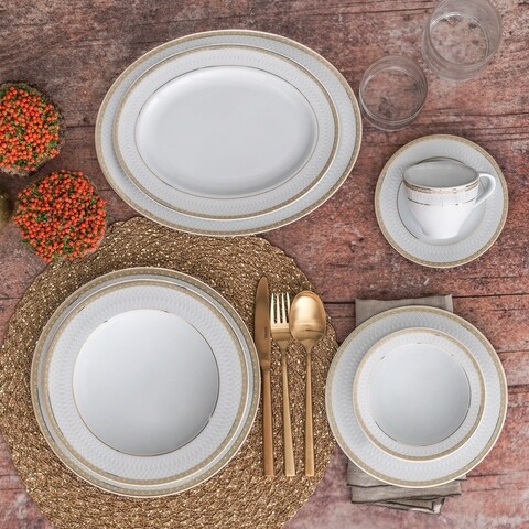 Serviciu de masa, 84 piese, TLS84YT9401268, Güral Porselen, portelan, multicolor
