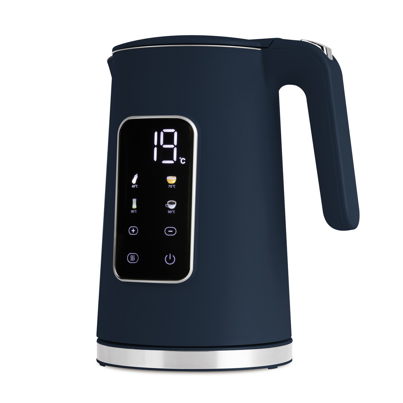 Ceainic electric digital Berlinger Haus, Deep Sea, 1.7 L, plastic/inox, albastru mat - imagine 4