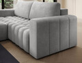Coltar extensibil stanga 4 locuri ELTAP, Bon-15, Bonett, 250x175x92 cm, lemn/poliester, gri deschis