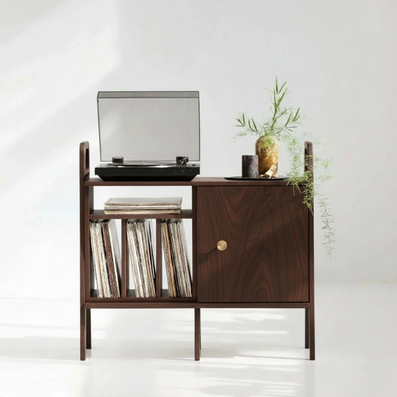 Consola, Hanah Home, CPT4834-100, 100x90x40 cm, PLACAJ CARPEN, Maro — imaginea 4