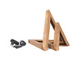 Set lampa de masa 2 piese, Lustro, 812LST1403, Lemn de molid, Maro