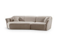 Coltar stanga 5 locuri, Hailey, Micadoni Home, 292x138x79 cm, tesatura boucle, verde menta