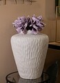 Vaza decorativa Shade, Mauro Ferretti, 32x40 cm, oxid de magneziu, crem