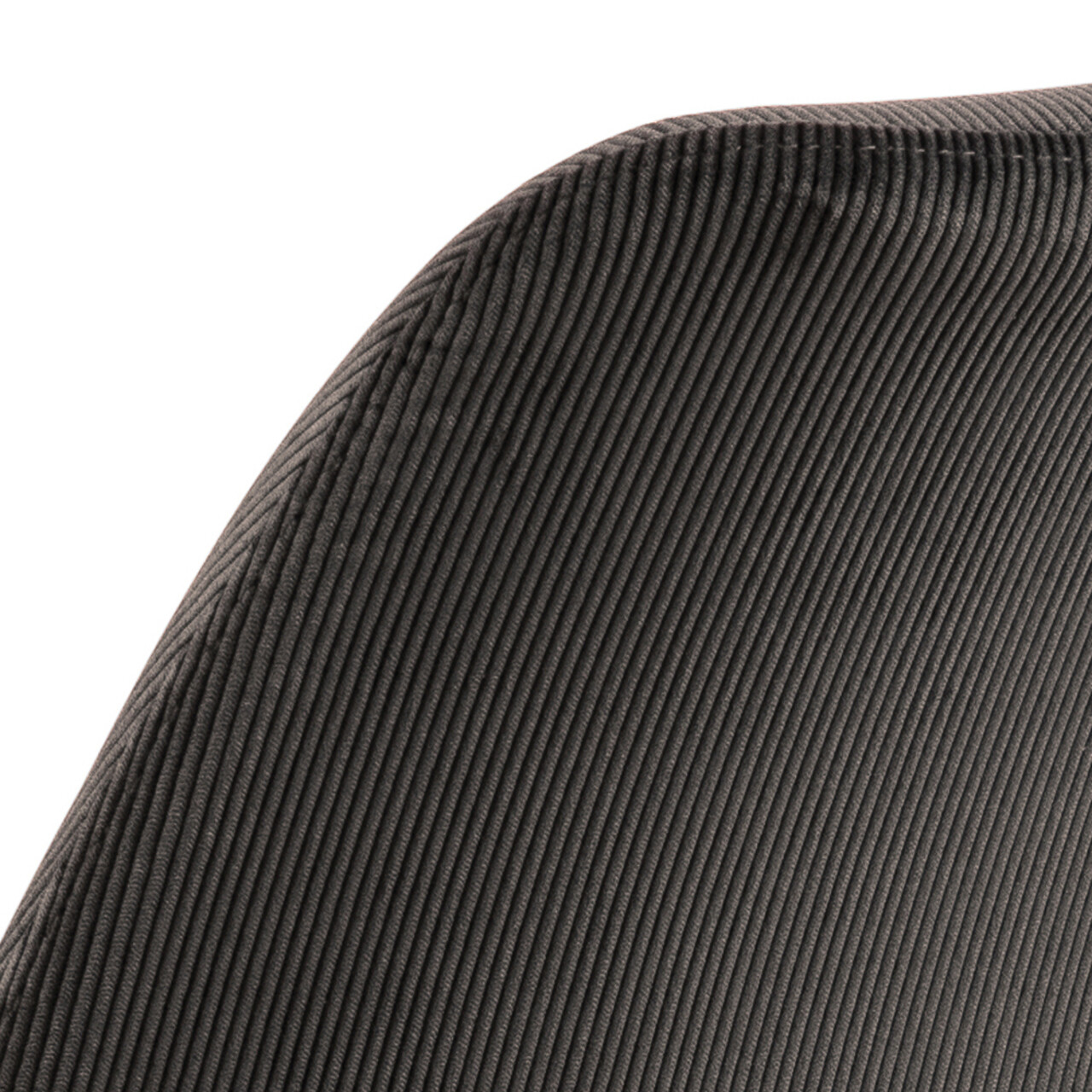 Scaun Eris, Actona, 48.5x54x85.5 cm, tesatura corduroy/otel, antracit - view 2