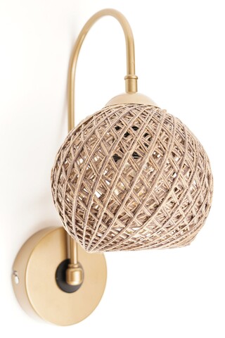 Aplica de perete, SP021, Hmy Design, 25 x 25 x 25 cm, 1 x E27, 60W, maro 60W