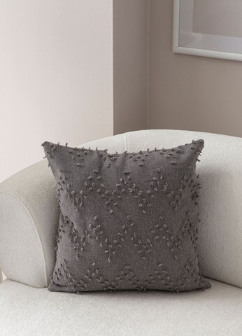 Husa de perna, Tuffet, 43x43 cm, Material: 100% POLIESTER, Gri