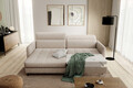 Coltar extensibil stanga 3 locuri ELTAP, LT-18RAQ, Gomsi, 228x165x100 cm, lemn/poliester, bej