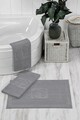 Set covorase de baie, Eponj Home, Orma, Bumbac, Gri