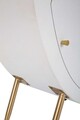 Noptiera inalta Venus, Mauro Ferretti, 60x32x79 cm, MDF/fier, alb/auriu